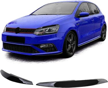 Накладки на фари Evil Eye Black Gloss підходять для VW Polo 6R 6C 09-17