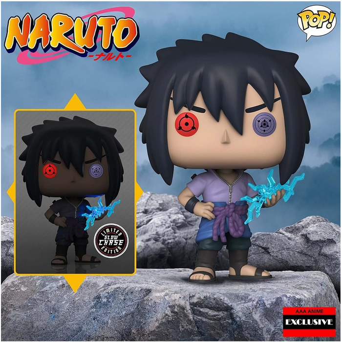 Поп-фігурка Funko Naruto Shippuden Sasuke Uchiha (Rinnegan) (AAA аніме-ексклюзив)