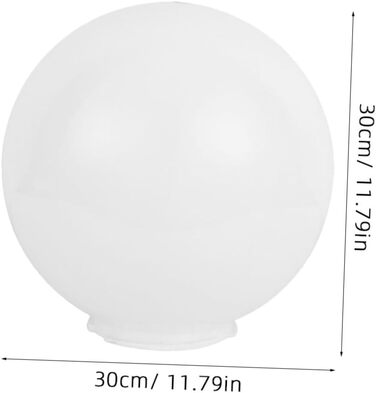Скляна куля Заміна абажура Білий акриловий абажур Кріплення світильника Доріжка Вуличний світильник для вітальні Світло для спальні