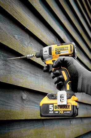 Комбінований акумуляторний дриль-шуруповерт Dewalt 18 В DCK266P2 (ударний дриль DCD796, ударний гайковерт DCF887, 2 літій-іонні акумулятори 5,0 Ач, швидкий зарядний пристрій, Tough Box DS150) одинарний