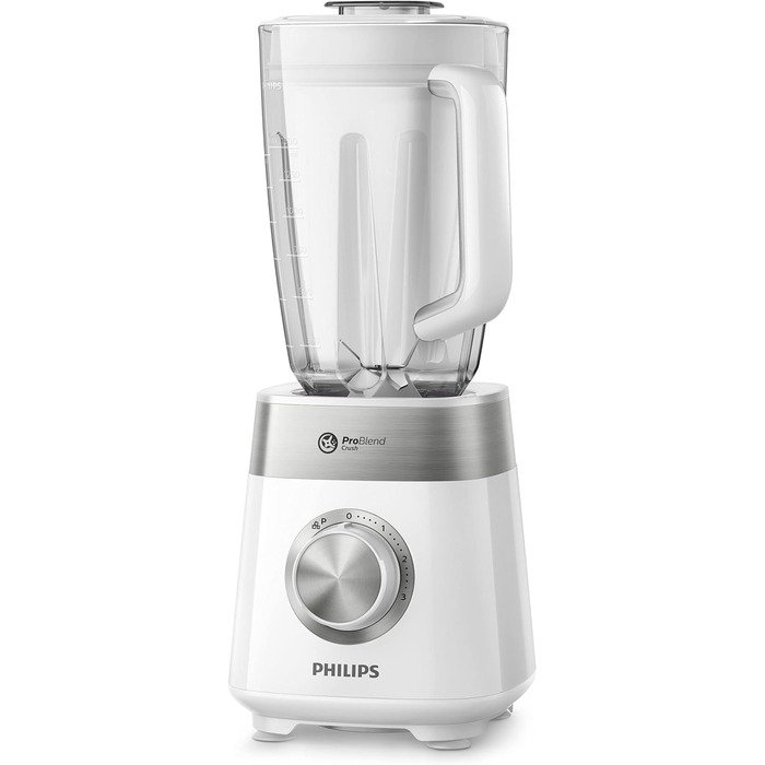 Блендер Philips 5000 Series HR2224/00, 2 л, 800 Вт, білий