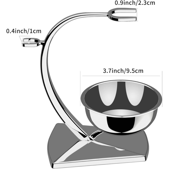 Розкішний набір для вологого гоління ERAVOR, синтетична щітка для гоління борсукового волосся, магнітна підставка для гоління з нержавіючої сталі, чаша для гоління з нержавіючої сталі, подарунок на День батька для чоловіка та тата