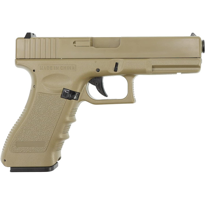 Дж кал. 6мм в комплекті з патчем OpTacs, 18 Softair Airsoft Pistol CM030 AEP TAN 0,5