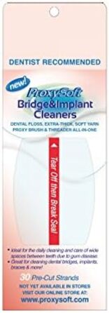 Упаковки Thornton Proxysoft Bridge & Implant Floss 30 шт. (3 x 30 шт. ), 3