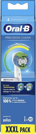 Щітки Oral-B Precision Clean з технологією Cleanmaximiser White ука (1 упаковка)