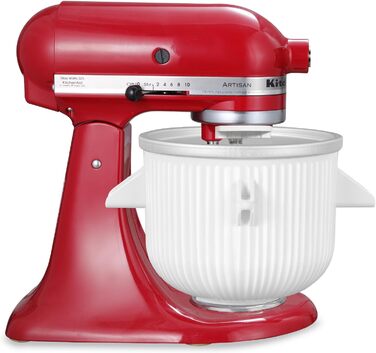 Насадка для машини для морозива для Kitchenaid, миска для замороженого морозива на 2 літри для міксера 4.5/5/6/7QT, машина для морозива Sorbet для домашнього морозива, десерту, йогурту