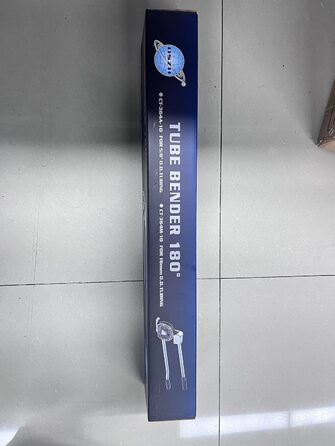 Ручний трубогиб із зовнішнім діаметром 5/8' Надпотужний трубогиб 0-180 градусів для труб з міді, латуні, алюмінію та м'яких металів (16 мм)