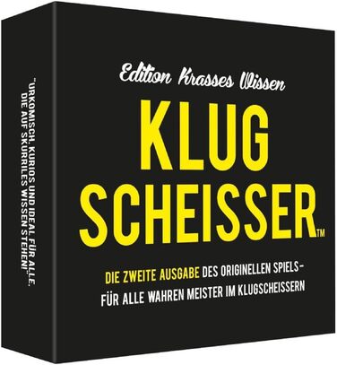 43011 - Klugscheisser 2 Black Edition - Edition krasses Wissen, 43011 - Klugscheisser 2 Black Edition - Edition krasses Wissen