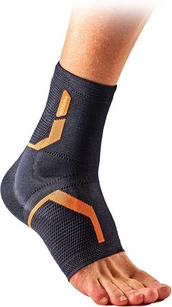 Бандаж для стопи VoltActive Ankle Brace для спорту з сімейства Voltaren, полегшення болю при болях у гомілковостопному суглобі, нестабільності та розтягуванні зв'язок гомілковостопного суглоба Right M (1 упаковка)