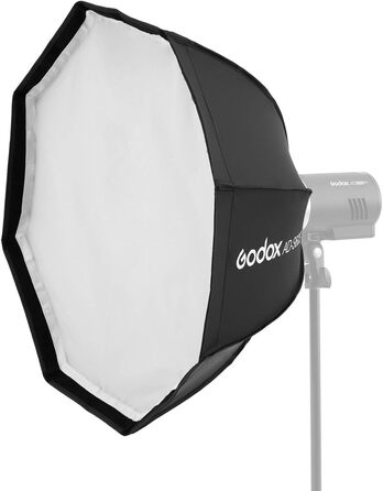 Восьмикутний студійний софтбокс Speedlite Speedlight Розсіювач Godox з сітчастим чохлом для перенесення сумісний з Godox ML60 і AD300Pro Світло для фотозйомки, портрета, 60S 60