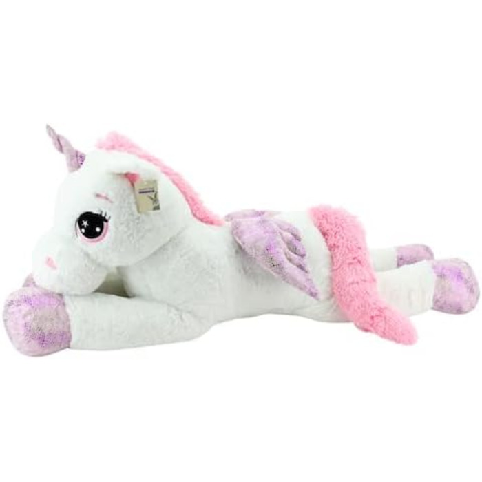 М'яка іграшка Sweety Toys 8056 XXL Єдиноріг Пегас 130 см білий, білий