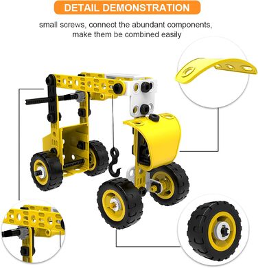 Будівельна іграшка іграшка для дітей від 5 6 7 8 9 років, 100 шт. DIY STEM будівельні блоки навчальна іграшка набір, креативна навчальна будівельна іграшка для хлопчиків і дівчаток подарунок 100 шт.