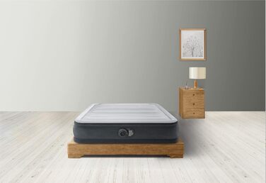 Надувне ліжко Intex Full Comfort-Plush з Fiber-Tech RP, надутий розмір 137 см x 191 см x 33 см (67768ND)