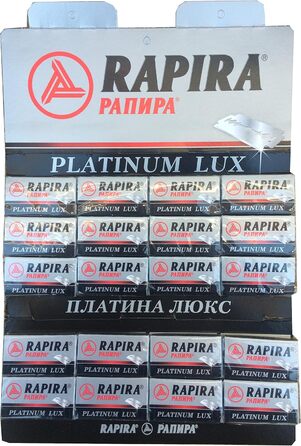 Леза для бритви Rapira 100 Platinum Lux