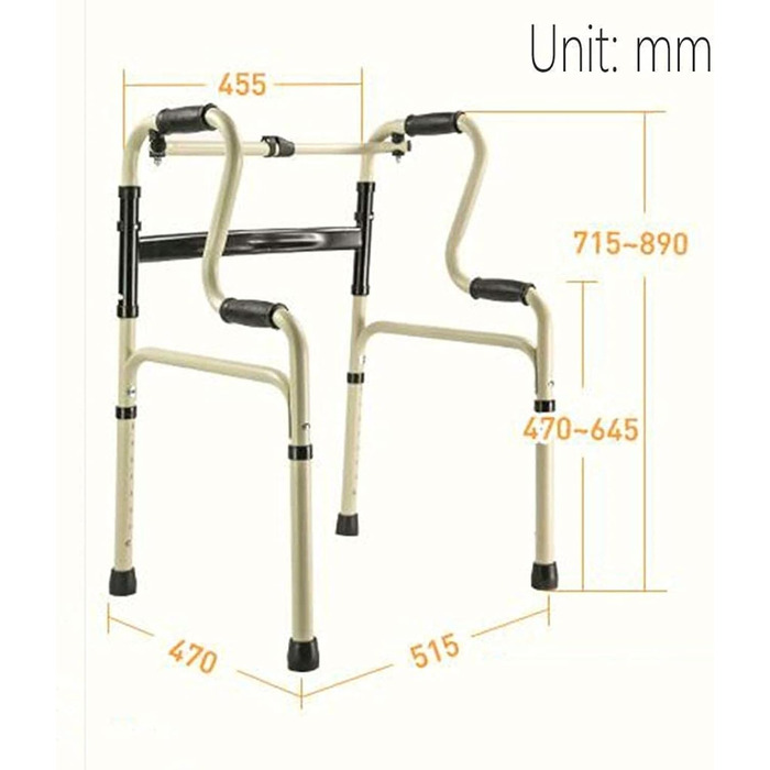 Рама для ходьби, розбірна, портативна, з алюмінієвого сплаву, шків, без колеса, подвійного призначення/багатофункціональний допоміжний засіб для ходьби/для людей похилого віку