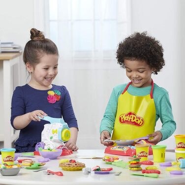 Велика кухня з пластиліну Play-Doh, пластилін для творчої гри, для дітей від 3 років і старше Шеф-кухарський набір