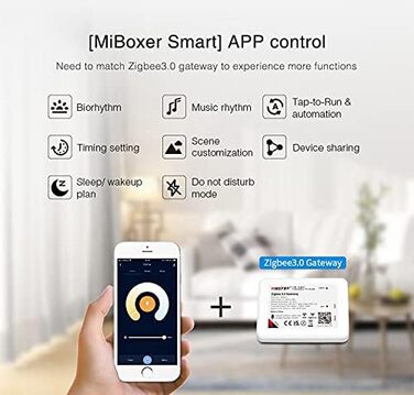 Диммер Milight Miboxer Zigbee3.0, одноколірний контролер світлодіодної стрічки, 12 В/24 В, сумісний із додатком Zigbee Storeo Echo / голосовим керуванням, (FUT035z)