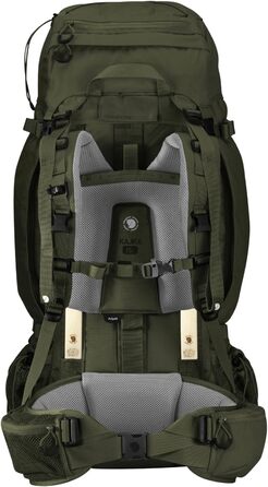 Рюкзак туристичний унісекс Fjllrven Kajka Hiking Backpack (1 упаковка) 37x80x29 см (Ш x В x Г) лісовий зелений