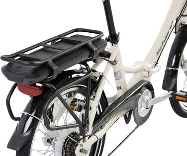 Дюймів E-Bike Pedelec, e Bike електричні велосипеди для чоловіків/жінок до 25 км/год складаний велосипед з двигуном 7-швидкісна коробка передач Комфортний велосипед для дорослих Велосипед електричний велосипед складаний велосипед старий білий, 20