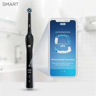 Електрична зубна щітка Oral-B Smart 4 4000N CrossAction, Black Black (1 упаковка)