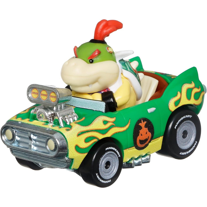 Модель Hot Wheels DieCast KART від BOWSER JR. FLAME FLYER версія Super Mario Kart, масштаб 164-5 см