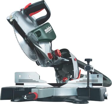 Поперечна пила Metabo KGS 315 Plus (1600 Вт, пила з функцією протягування, макс. Ширина різання 90/45 320 / 223 мм, макс. Глибина різання 90/45 120 / 76 мм, вкл. висувний подовжувач столу) 0103150000