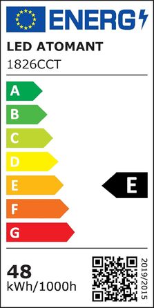 Пакет з 4 комплектів монтажних рамок LED вбудовувана прожекторна панель 60x60см 48W, CCT (перемикач вибору кольору теплий білий, нейтральний білий або холодний білий), 5000 люмен, включаючи драйвер C C T 4 шт. и (в упаковці )