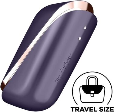 Вібратор Satisfyer 'Traveler Накладний вібратор з 11 програмами хвилі тиску Секс іграшки для жінок Тиха сильна стимуляція клітора Маленька іграшка для еротичних подорожей Стимулятор Іграшка Про Мандрівник