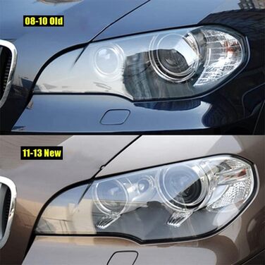 Розсіювач лінз фар ORCOW для BMW X5 E70 2007 2008 2009 2010 2011 2012 2013, прозорий полікарбонат, лівий або правий 1-й,правий правий нормальний