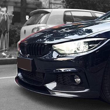 Передній спойлер автомобіля Губа для BMW F32 F33 F36 4 Series M Sport 2014-2020, ABS Передній бампер Губа Підборіддя Спойлер, Передня планка Передній совок Дифузор Передній бампер Автомобільні аксесуари Обвіс