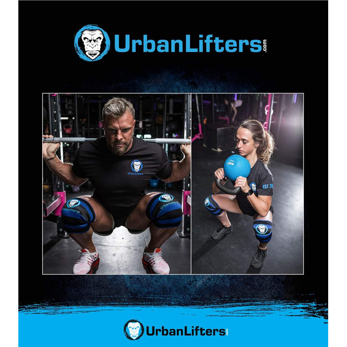 Наколінники Urban Lifters, двошарові (пара) XL