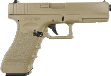 Дж кал. 6мм в комплекті з патчем OpTacs, 18 Softair Airsoft Pistol CM030 AEP TAN 0,5