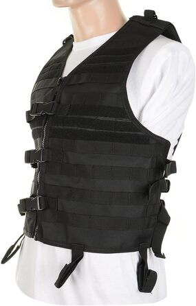 Жилет Mil-Tec унісекс Molle Carrier Vest один розмір чорний