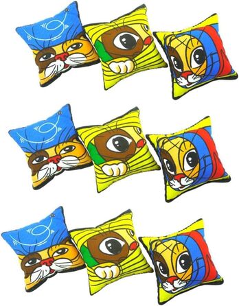 Іграшки для подряпин для котів Іграшки Плюшеві іграшки Play Cat Toys Kitten Pillow, 9 PCS Cat Toys Pet Toys Pet Doll Toys