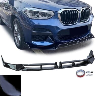 Передній спойлер Lip Performance Black Gloss підходить для BMW X3 G01 від 21