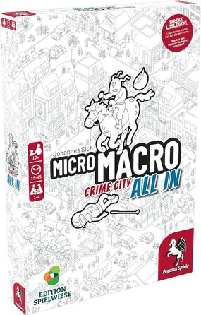 Чорно-білий мегаполіс сингл, 59062G MicroMacro Crime City 3 - All In (Edition Spielwiese)