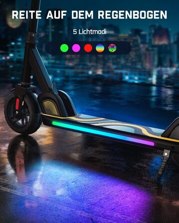 Електросамокат Fanttik Ride C9 Pro для дітей від 8 років з різнокольоровими ліхтарями