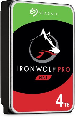 Внутрішній жорсткий диск Seagate IronWolf PRO 4TB для NAS ST4000NE001 3,5-дюймовий HDD SATA3