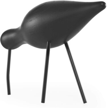 Декоративний птах Normann Copenhagen, дерево, чорний, 22 x 6,5 x 14 см чорний 22 x 6,5 x 14 см