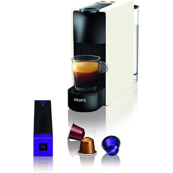 Компактна кавоварка Krups Nespresso Essenza Mini Pure White Кавоварка в капсулах Espresso Style Barista YY2912FD чорний/білий