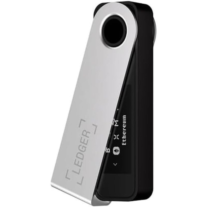 Апаратний гаманець Ledger Nano S Plus (матовий чорний) для захисту криптовалют, NFT і токенів