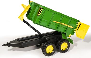 РолліКонтейнер John Deere (гаковий самоскид із скіпом, двовісний причіп, для дітей віком 3-10 років) 125098, зелений