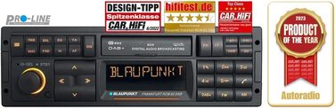 Автомагнітола Blaupunkt Frankfurt RCM 82 DAB, 1-DIN, DAB, Bluetooth, AUX USB, вхід для SD-карти, пульт дистанційного керування на кермі, система гучного зв'язку, еквалайзер, 200 Вт