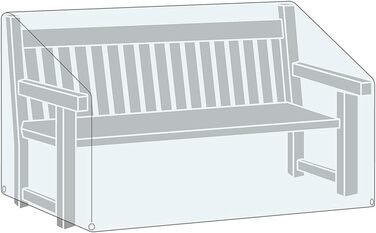 Чохол для садової лавки Plane B захисний чохол для садової лавки чохол для садової лавки водонепроникний, стійкий до ультрафіолету та вітрозахисний захисний чохол для 2-місної лавки (120x60x60/80см)