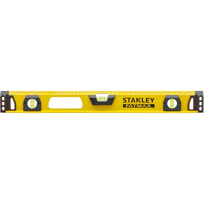 Рівень Stanley FatMax I-Profile spirit level II (довжина 60 см, 2 вертикальних циліндра/1 горизонтальний циліндр, алюміній) 1-43-553