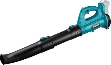 Акумуляторна повітродувка для листя для акумулятора Makita 18V, акумуляторна повітродувка для прибирання зовнішнього прибирання газону Видування полотна (швидкість повітря 67 м/с, витрата повітря 5,8-12,2 м/хв, без акумуляторів та зарядного пристрою)