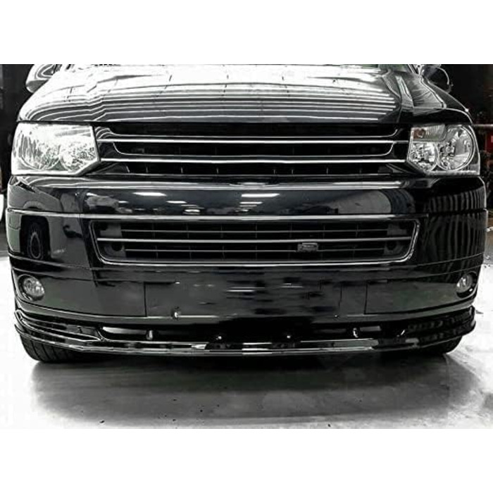 Автомобільний передній спойлер Губа бампера для VW T5 T5.1 2009-2015, міцний захист дифузора переднього бампера проти зіткнення Бічний спліттер