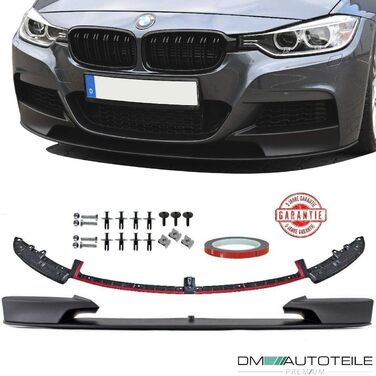 Передній спойлер Lip Sport-Performance Black підходить для пакету 3 Series F30 F31 M