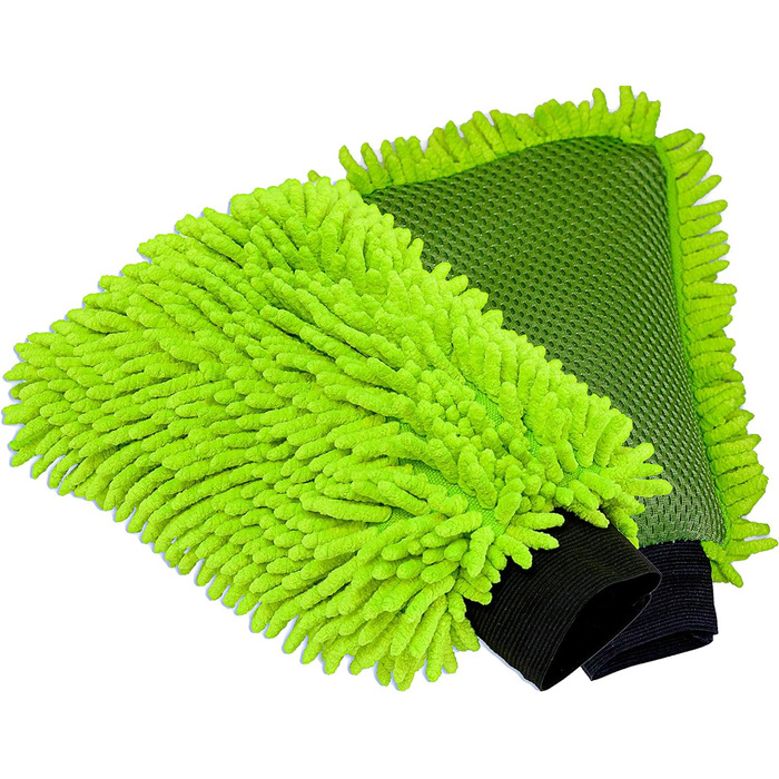 В 1 Microfiber Wash Mitt ідеально підходить для миття автомобіля, тому що дбайливо ставиться до лакофарбового покриття 2 шт. и, 2