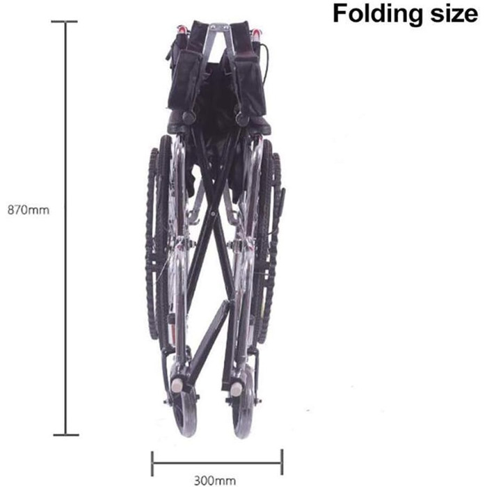 Складний інвалідний візок, 17 кг, зручні підлокітники та підйомні ніжки для відпочинку, ергономічний самокат для людей похилого віку з обмеженими можливостями, інвалідні візки з ручним керуванням